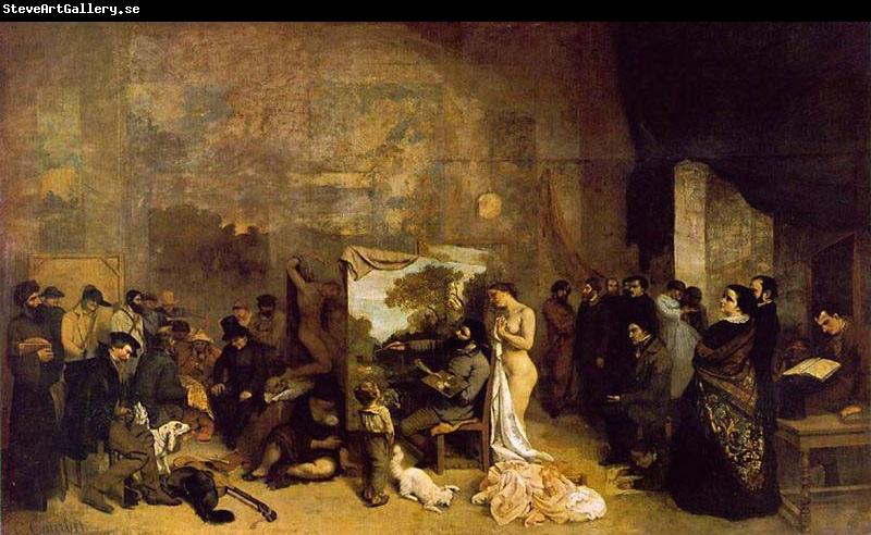 Gustave Courbet The Artist Studio